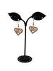 I love you heart earrings