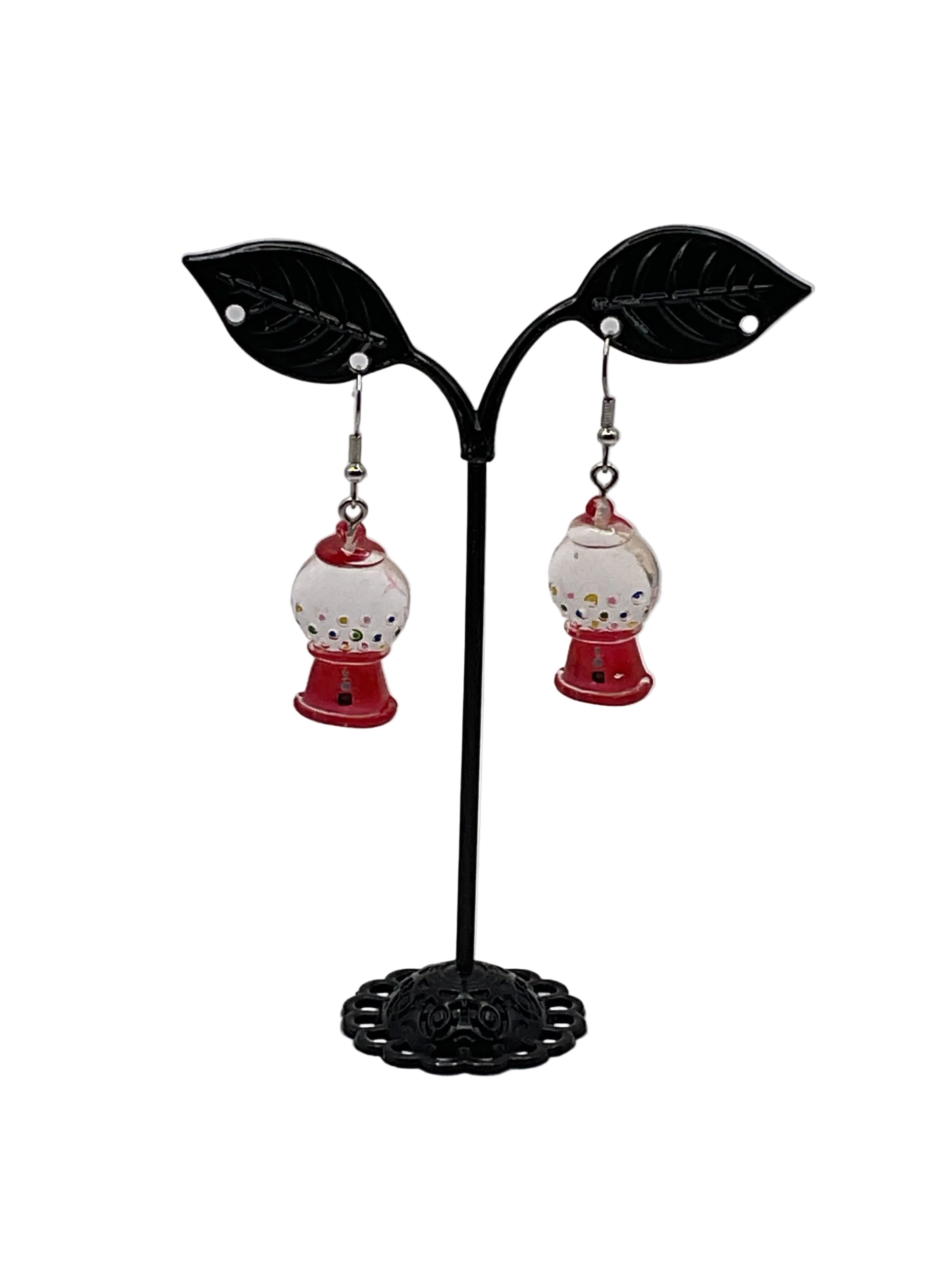 Bubble Gum Machine Earrings