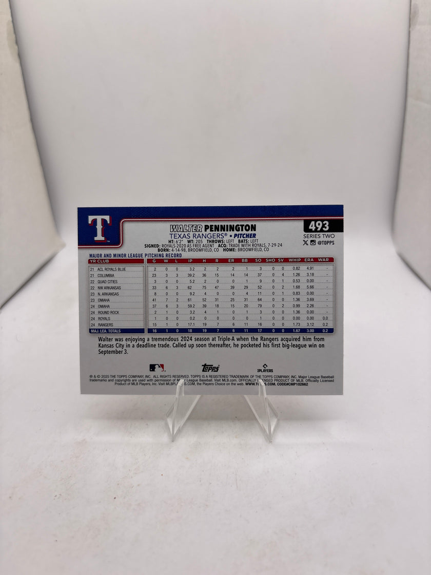 Topps Walter Pennington