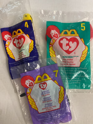 Ty Baby Kid Meal Plushies