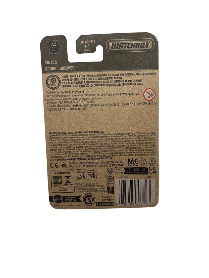 Matchbox Ground Breaker Diecast yeiiow