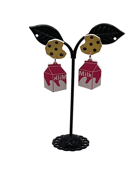 Milk and Cookie Earrings