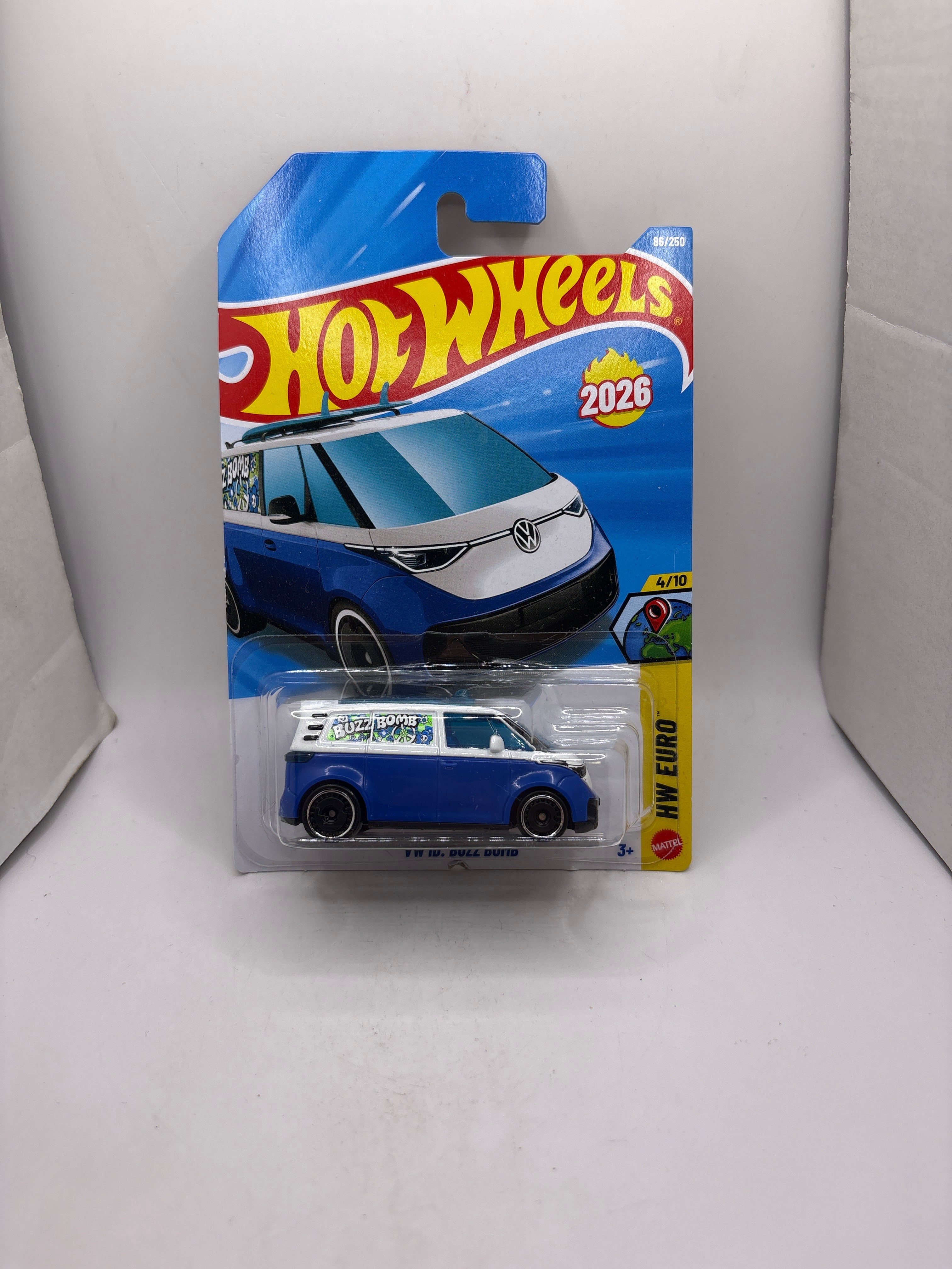 Hot Wheels VW ID. Buzz Bomb Diecast blue