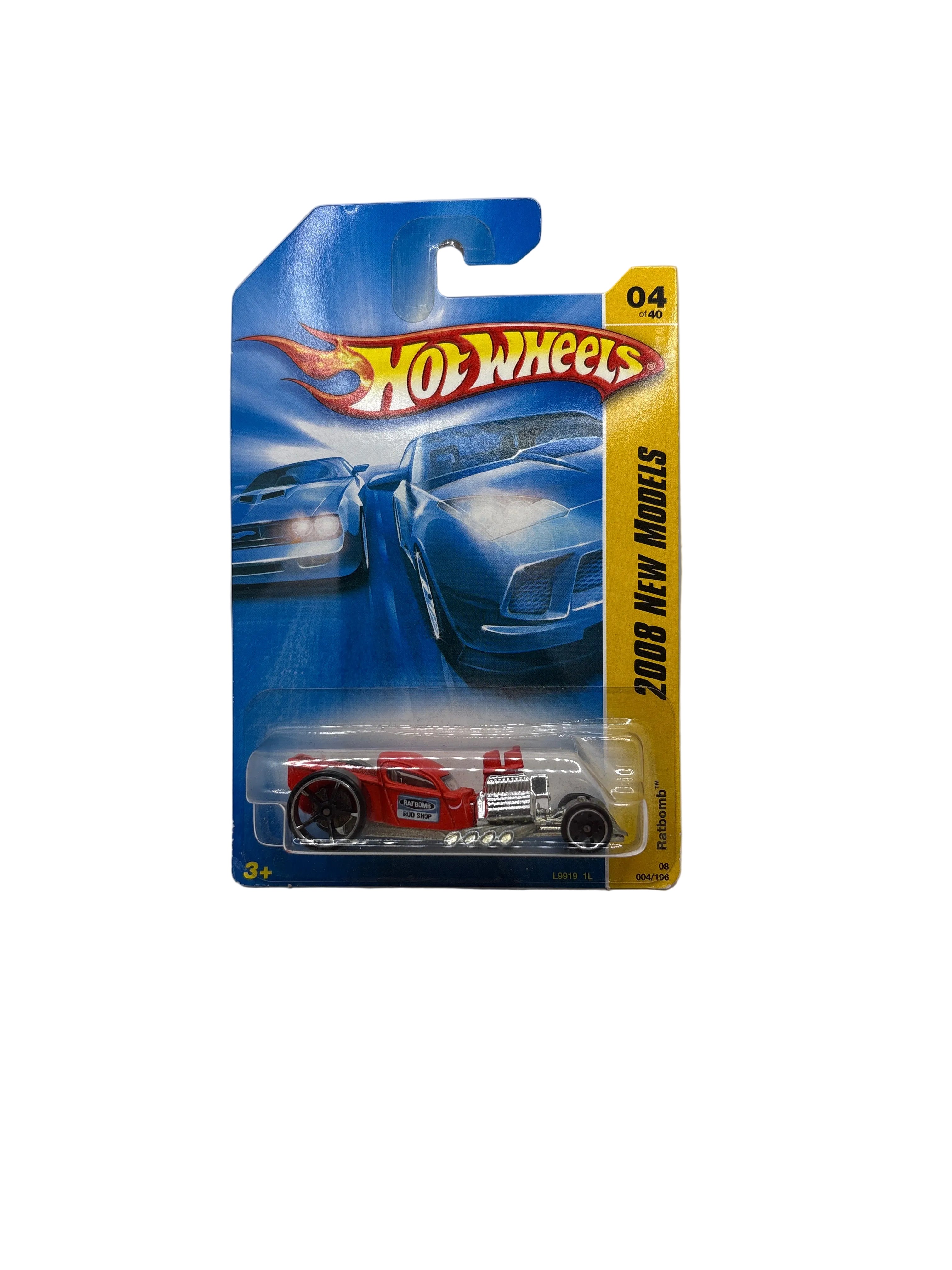 Hot Wheels Ratbomb Diecast red