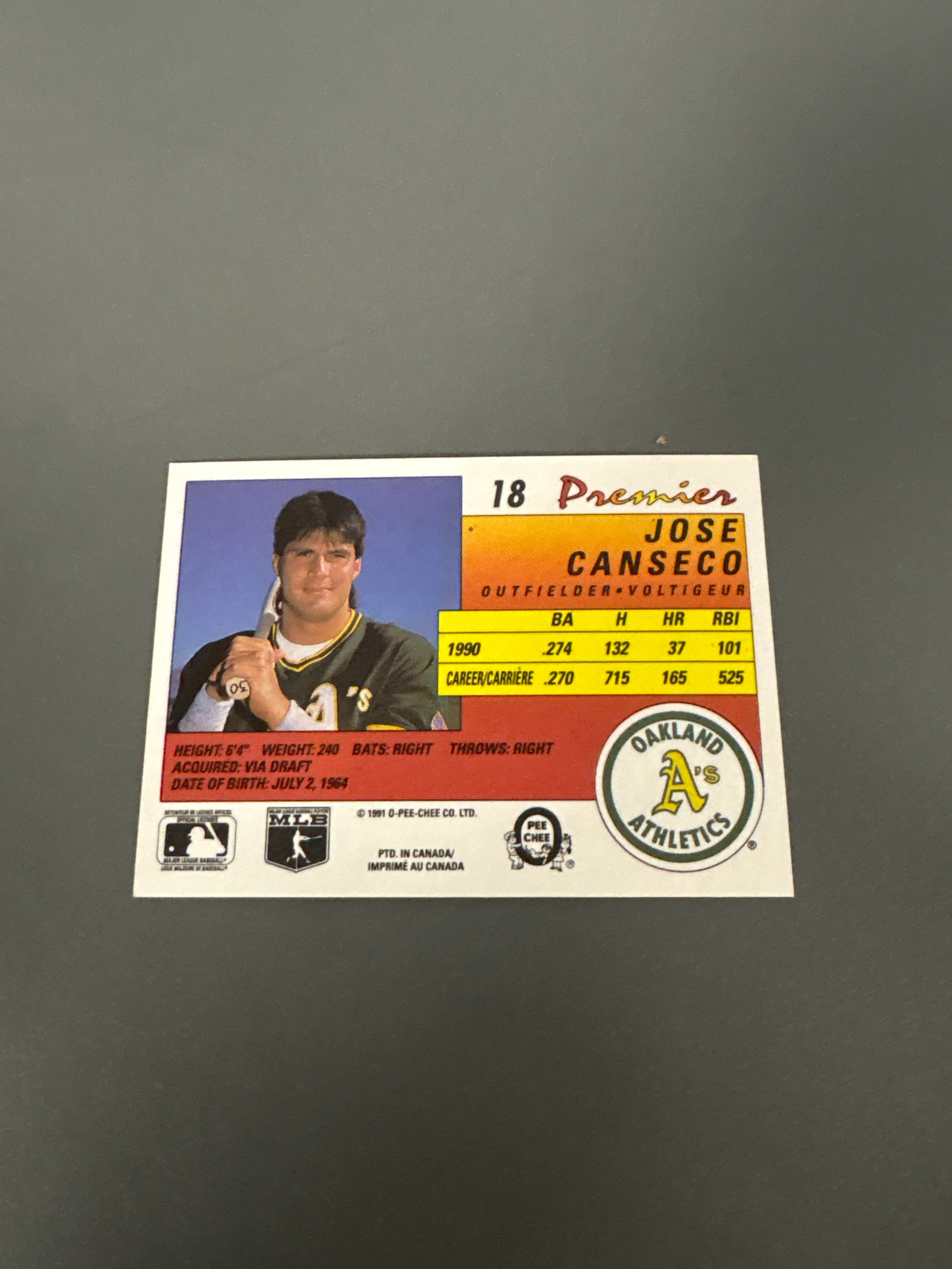 Premier Jose Canseco