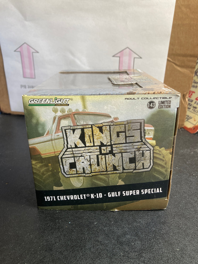 Greenlight 1971 Chevrolet K-10-Gulf Super Special Diecast