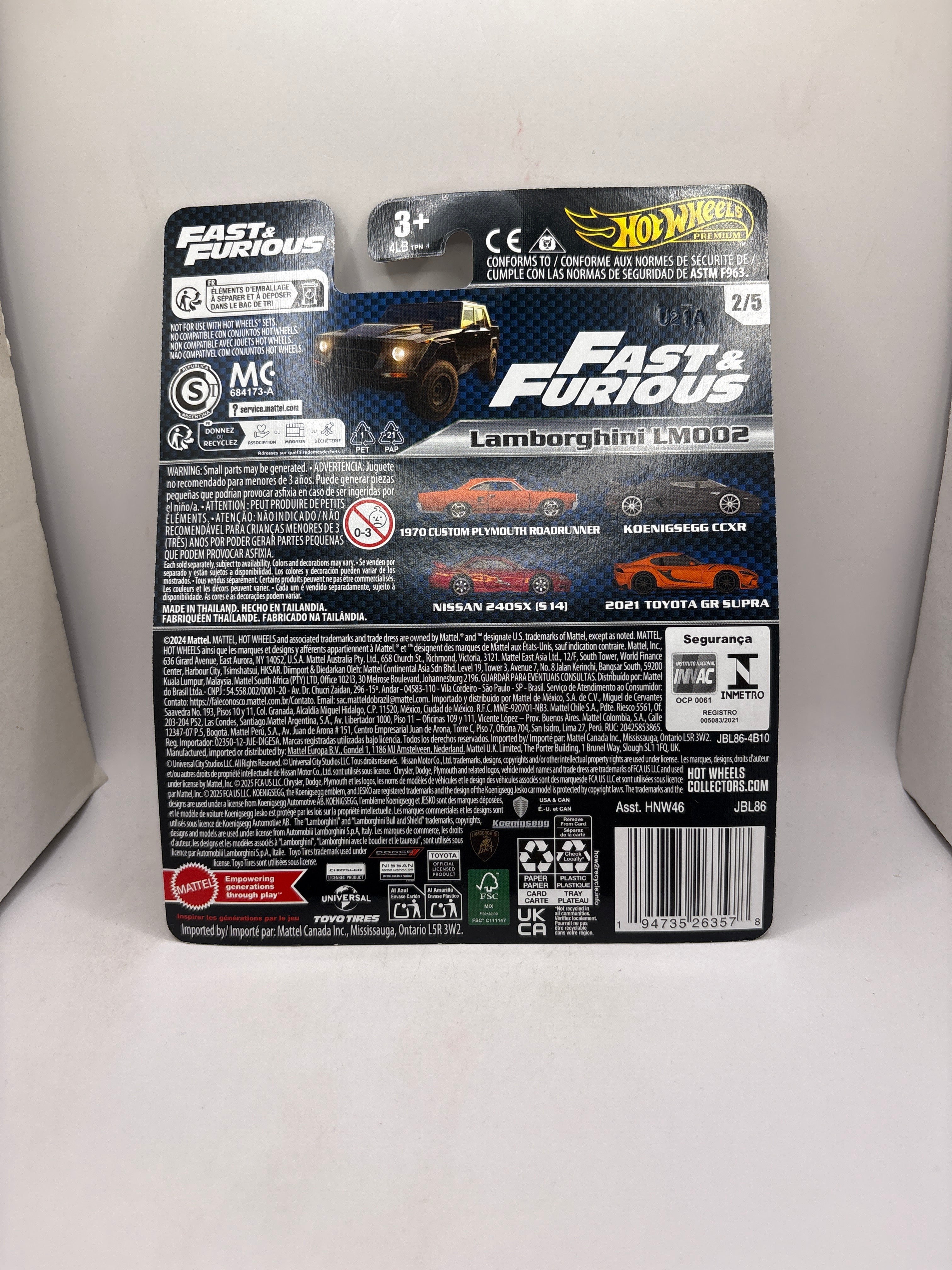 Hot Wheels Lamborghini LM002 Diecast