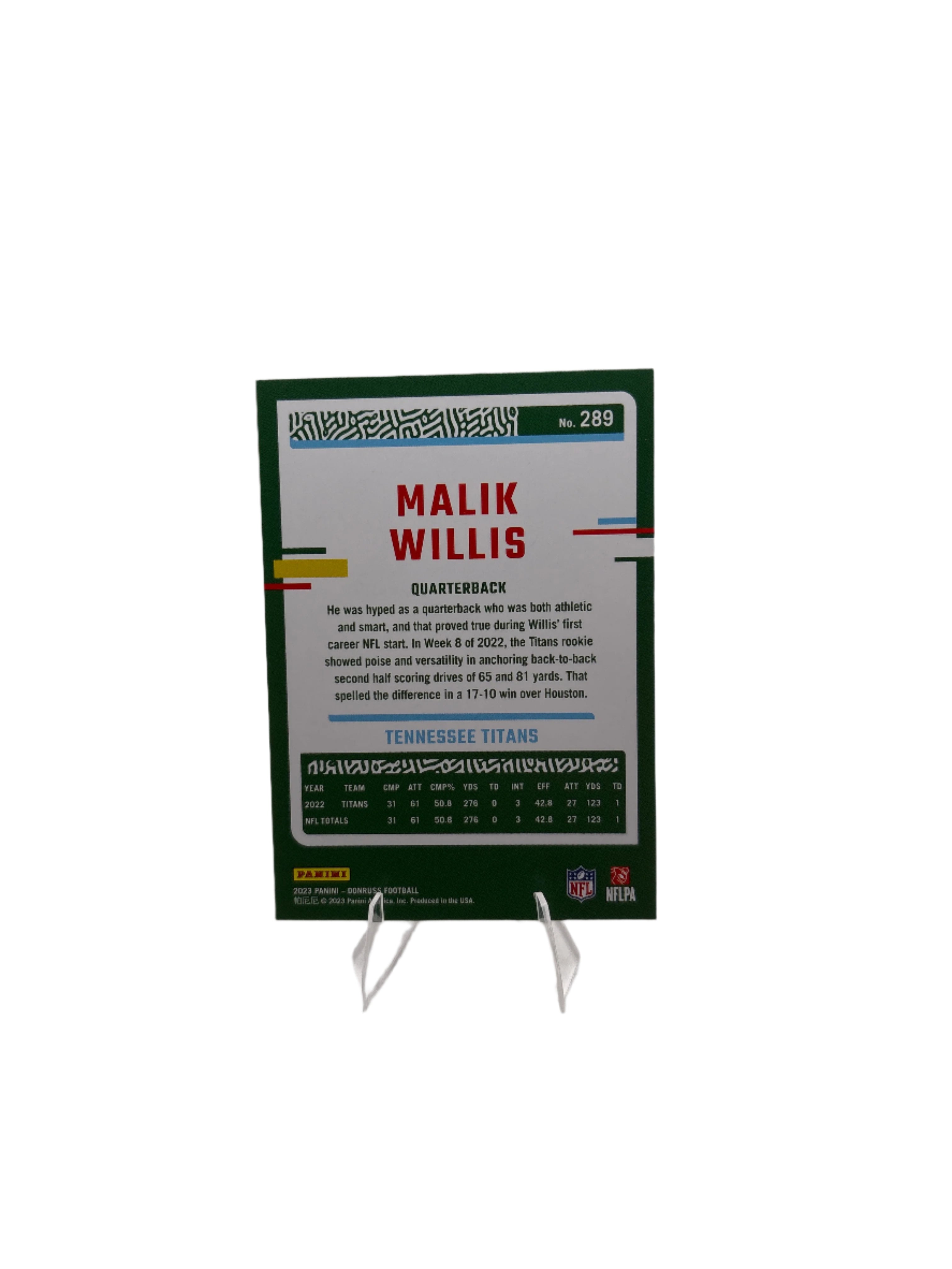 Donruss Malik Willis