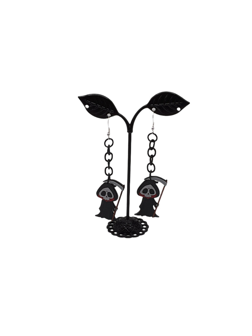 Grim Reaper Earrings