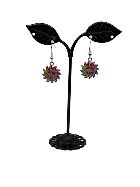 Colorful Gear Earrings