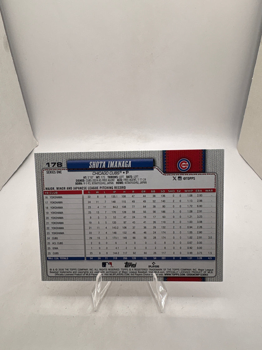 Topps Shota Imanaga