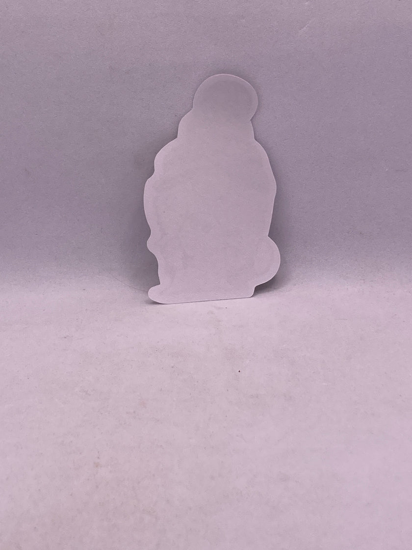 Gnome with Ghost Sticker + 2 Mystery Stickers