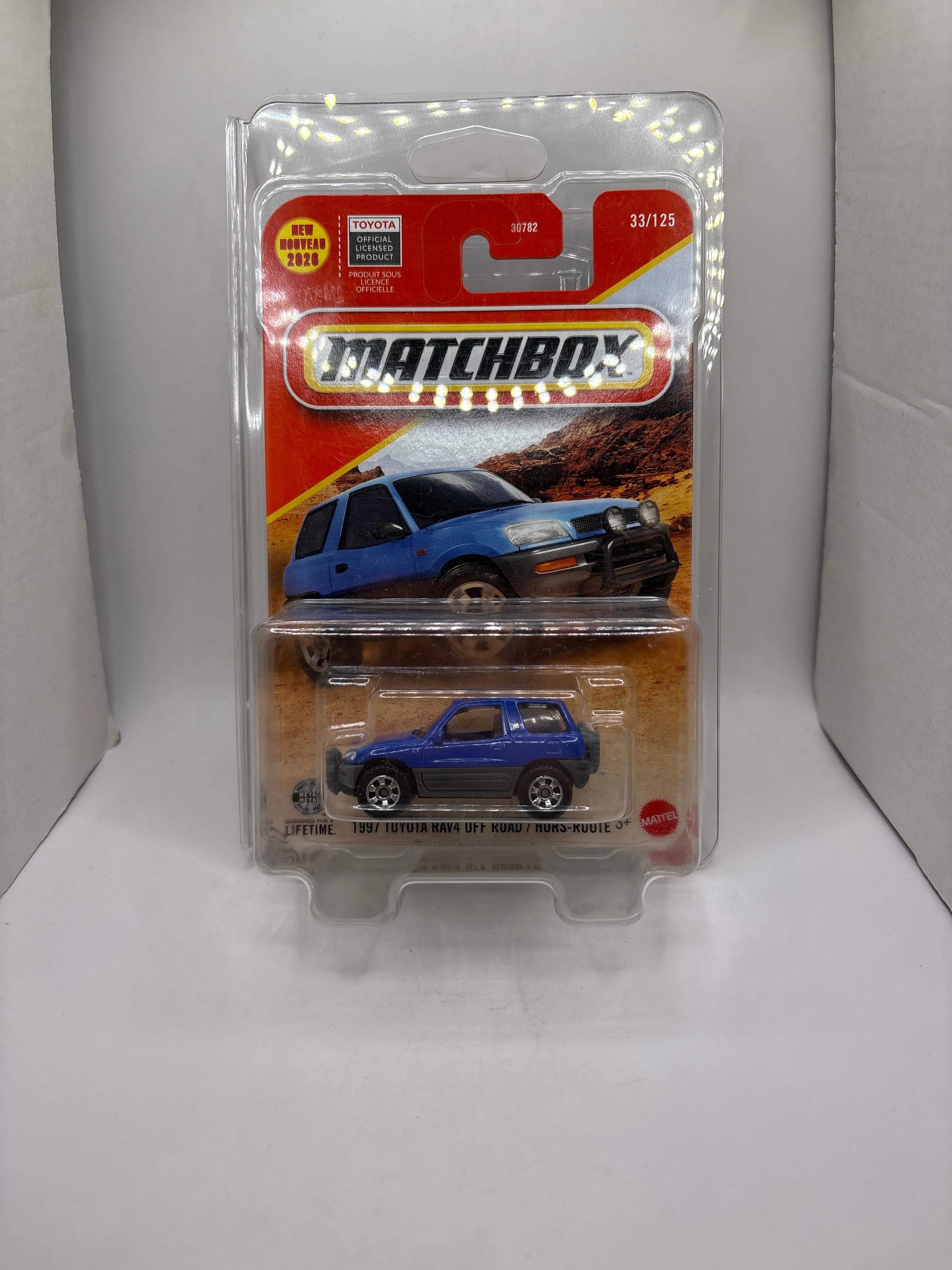 Matchbox 1997 Toyota RAV4 Off Road Diecast blue