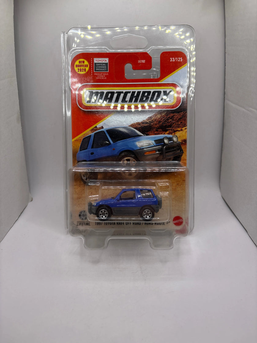 Matchbox 1997 Toyota RAV4 Off Road Diecast blue