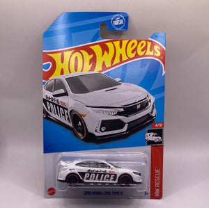 Hot Wheels 2018 Honda Civic Type R Diecast