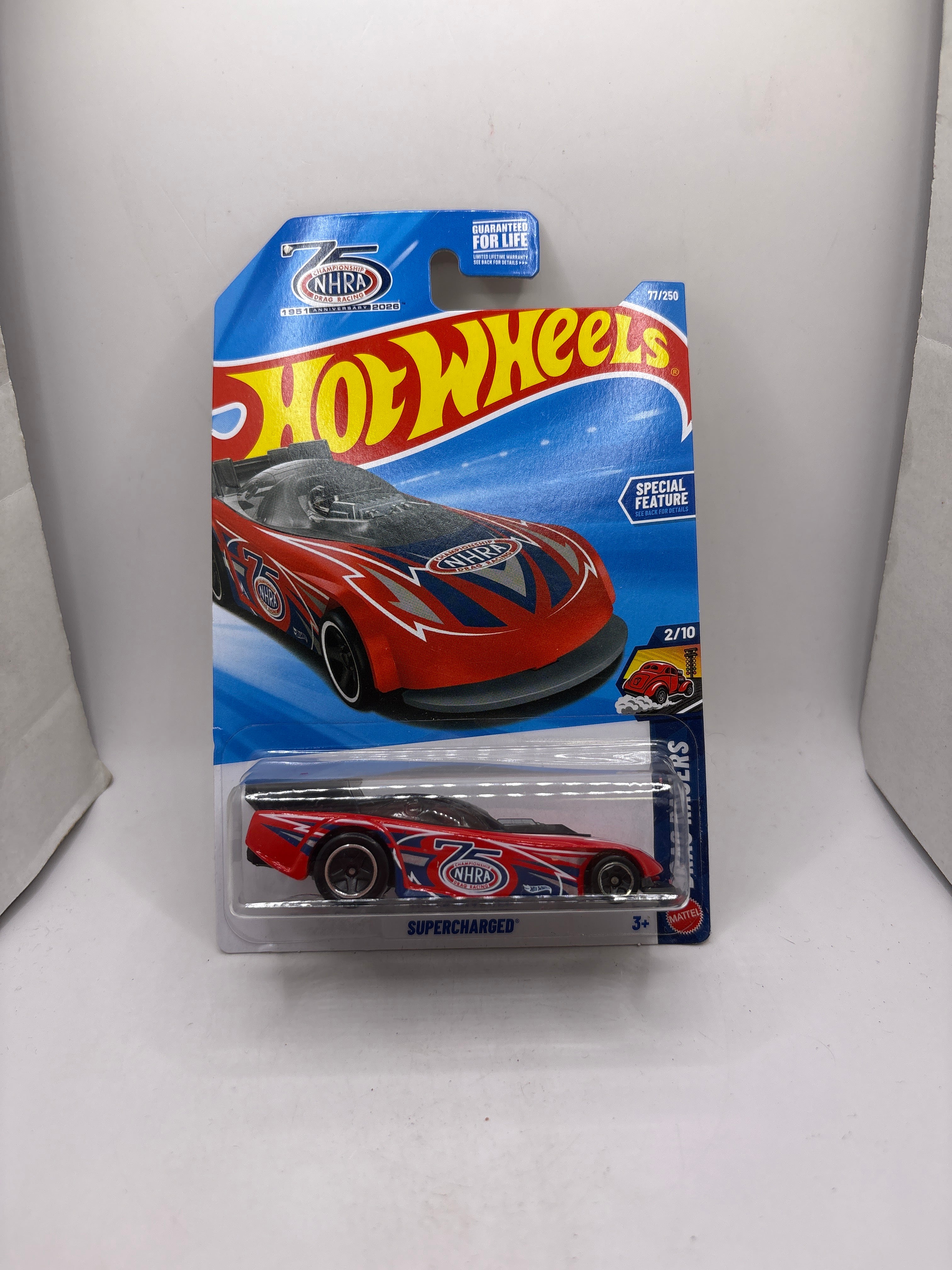 Hot Wheels Supercharged Diecast red