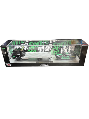 M2 1970 Ford C-950 & 1970 Ford Mustang Diecast black