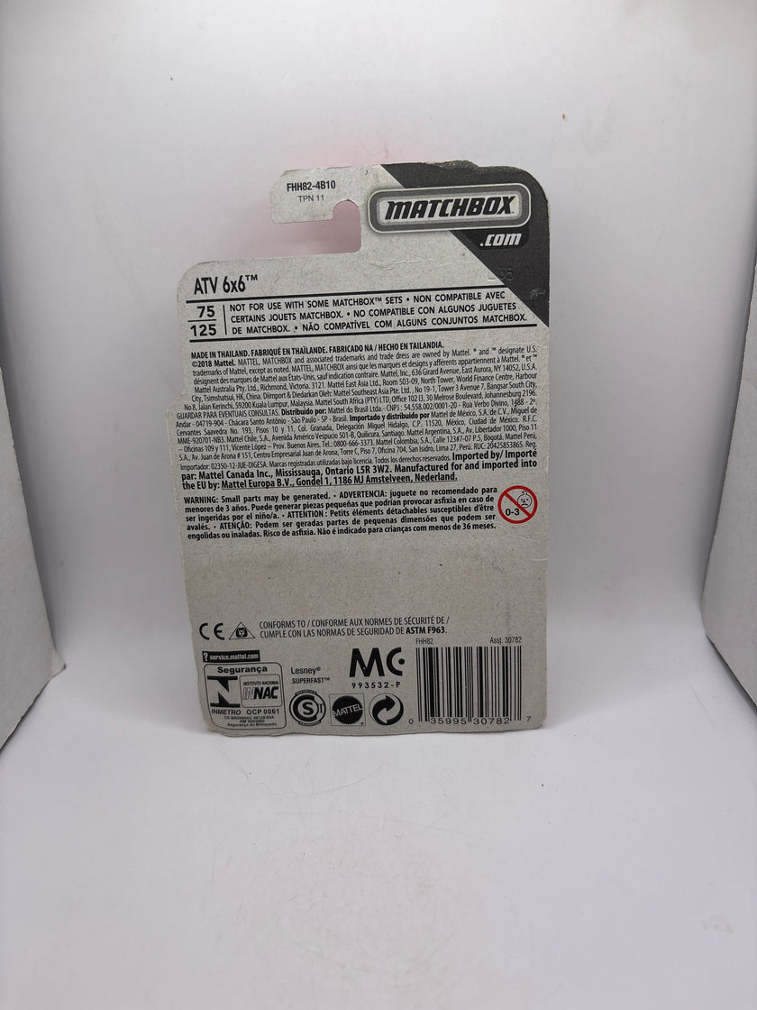 Matchbox ATV 6x6 Diecast