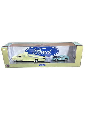 M2 1969 Ford F-350 & 1966 Ford GT40 MK II Diecast multi color