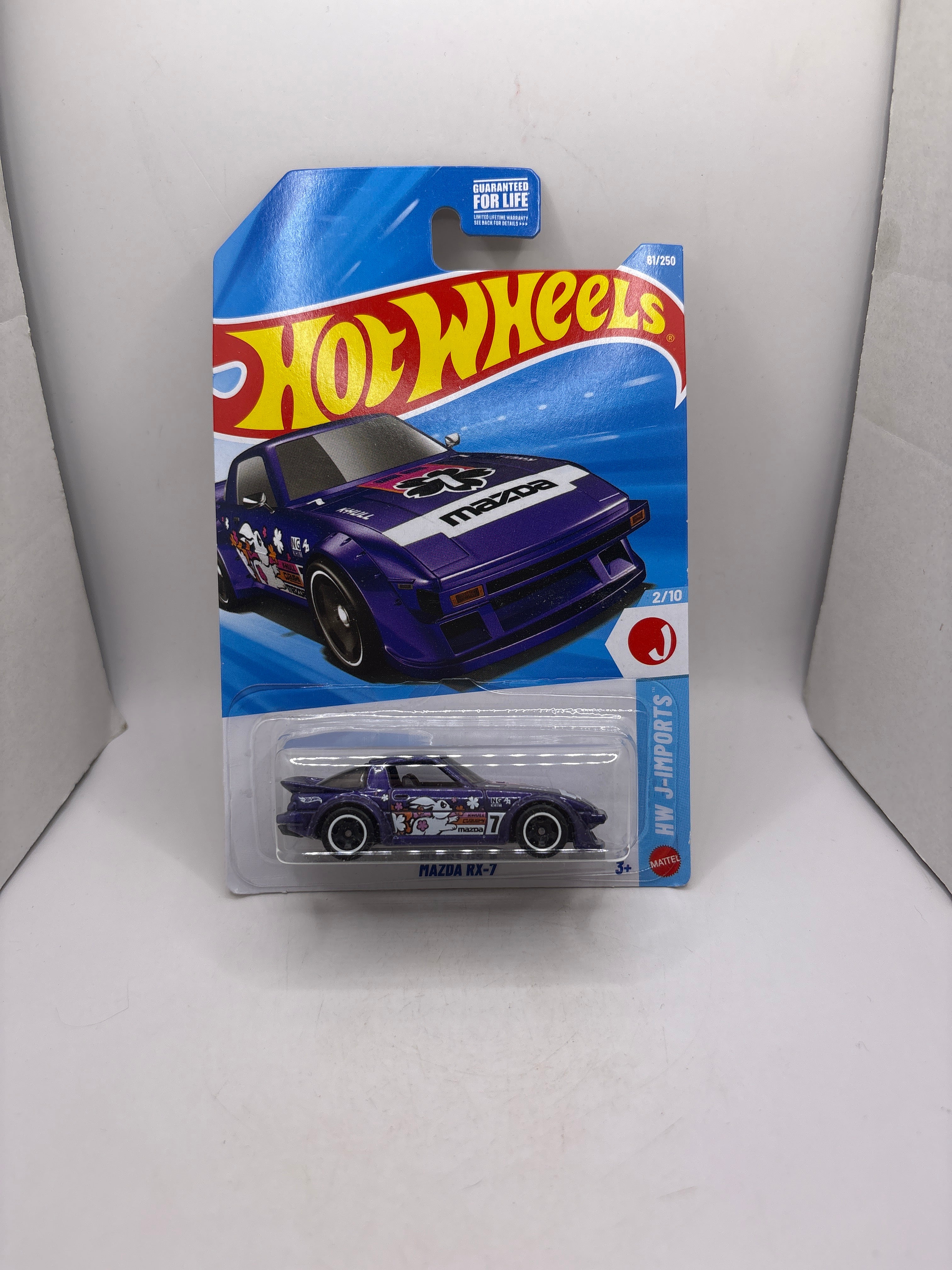 Hot Wheels Mazda RX-7 Diecast blue