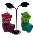 Squishy Llama earrings