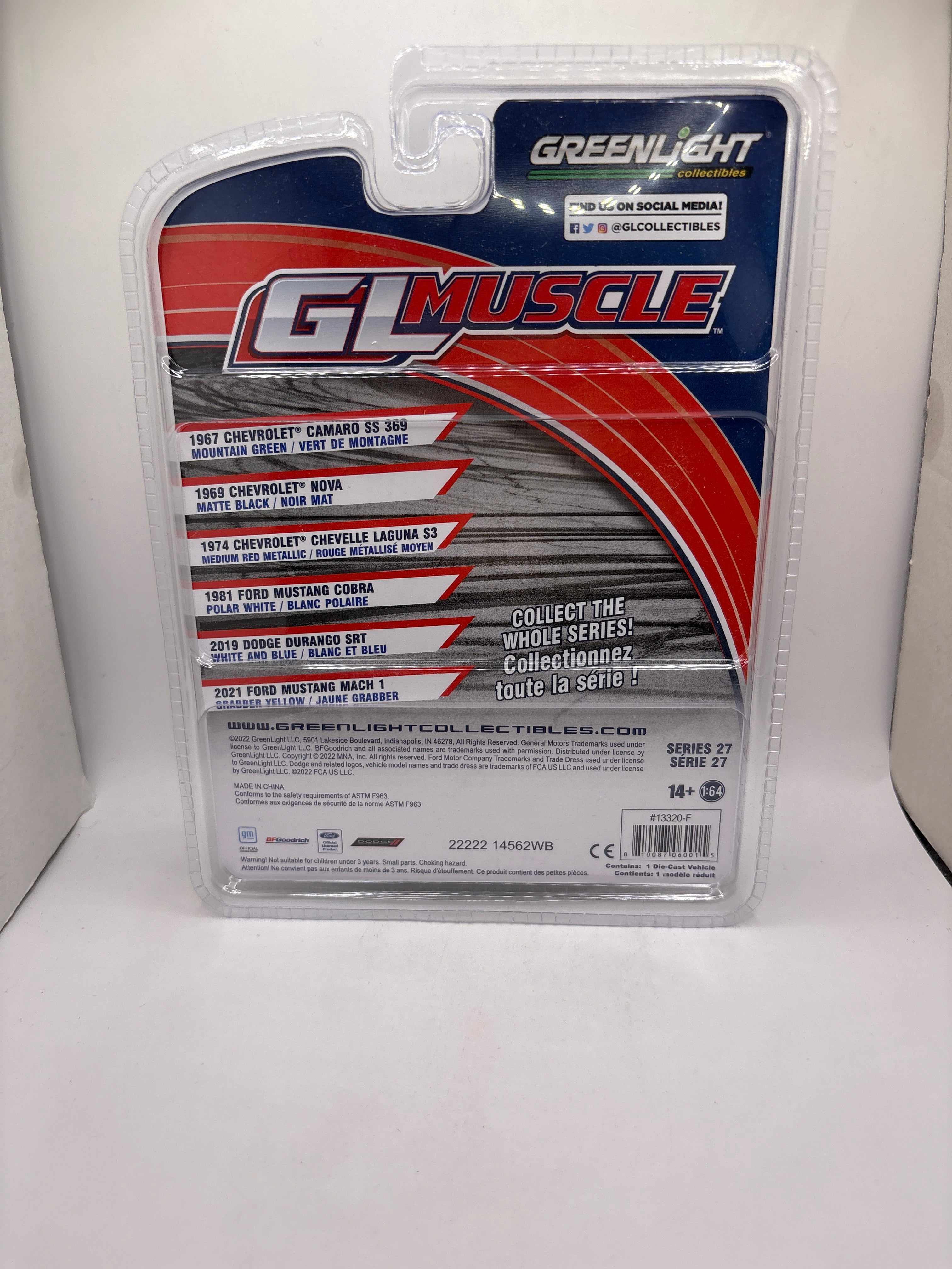 Greenlight 2021 Ford Mustang Mach 1 Diecast yellow