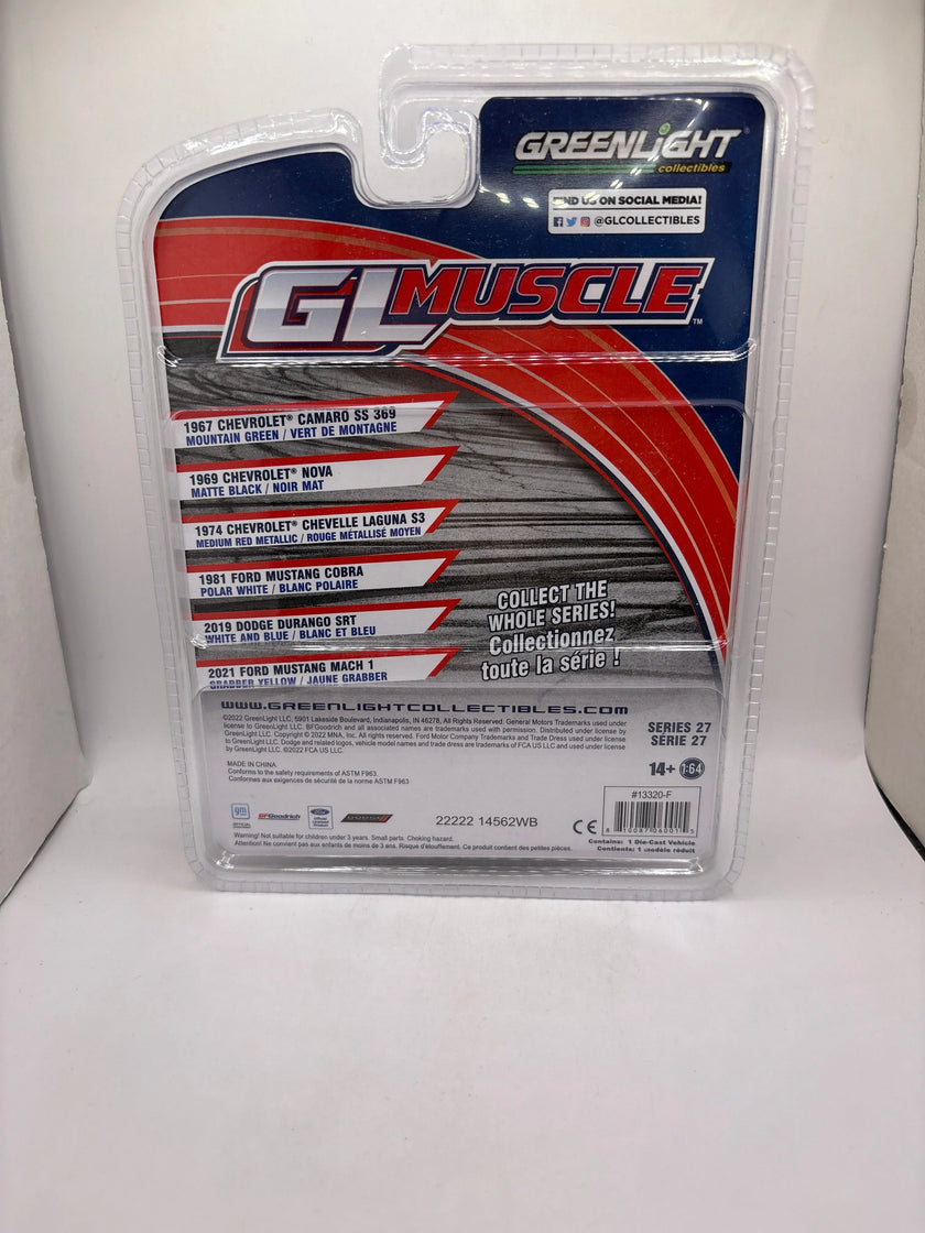 Greenlight 2021 Ford Mustang Mach 1 Diecast yellow