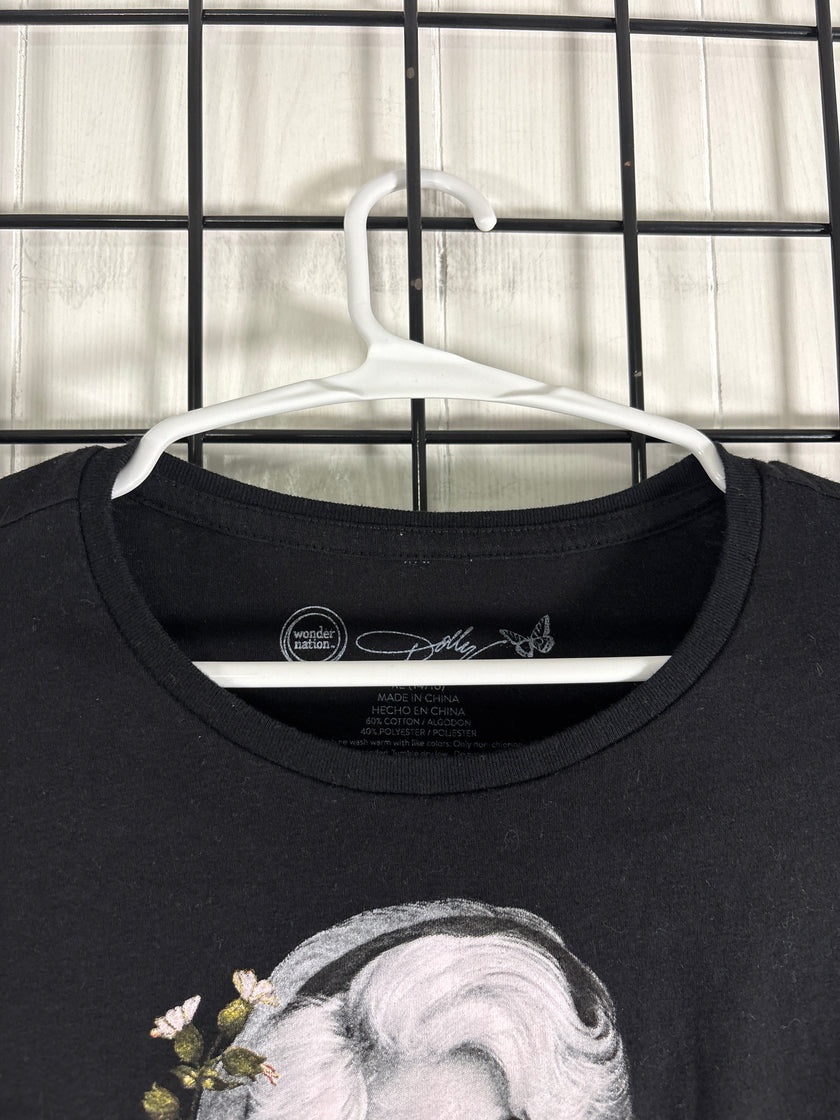 Wonder Nation Dolly Parton T Shirt black