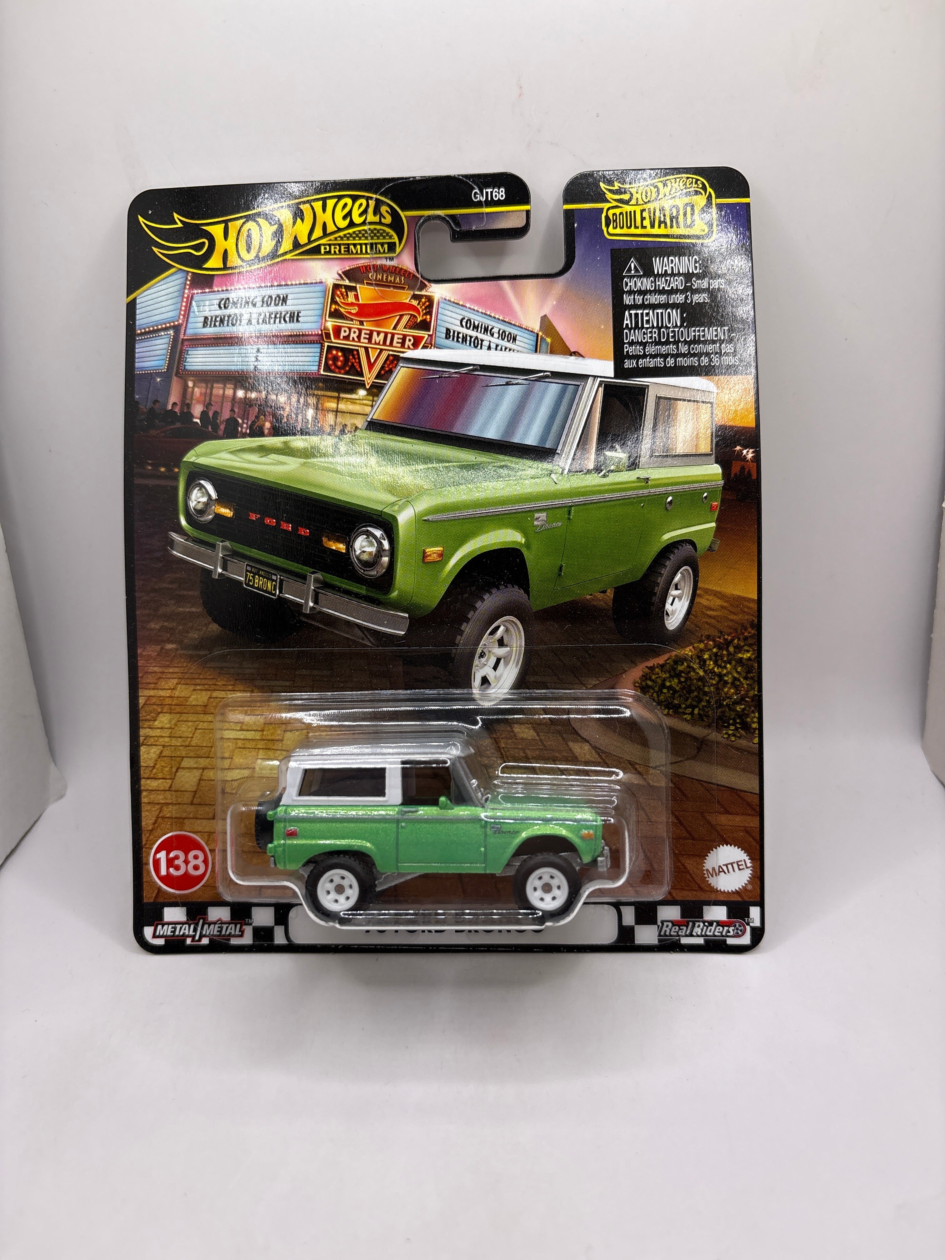 Hot Wheels 75 Ford Bronco Diecast green