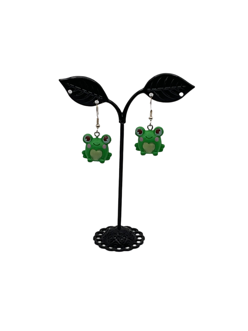 Frog earrings