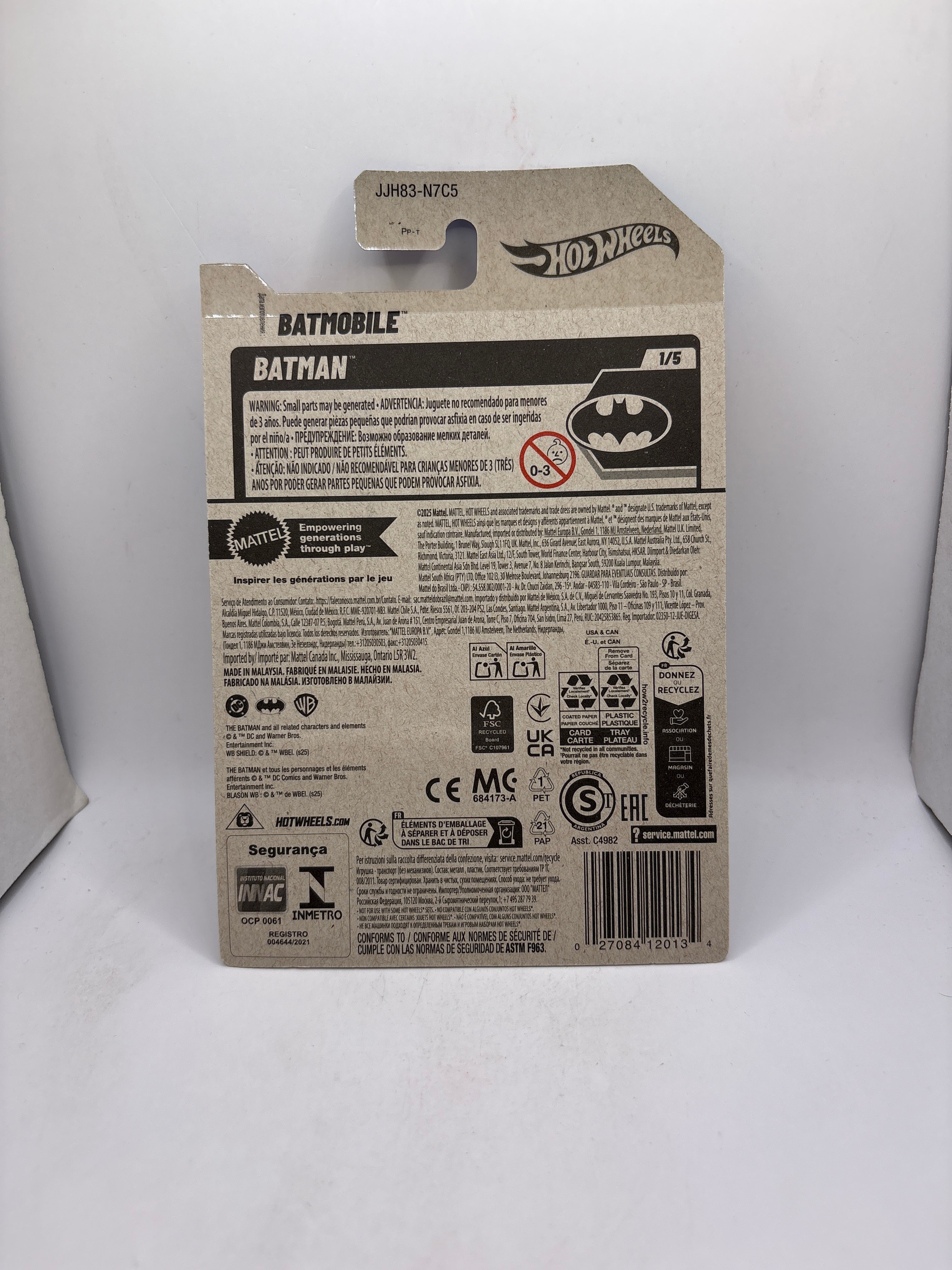 Hot Wheels Batmobile Diecast