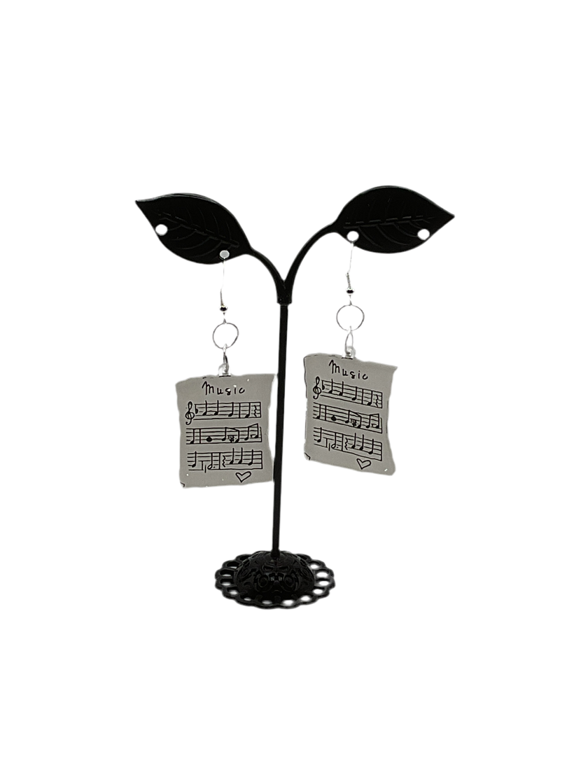 Sheet Music earrings
