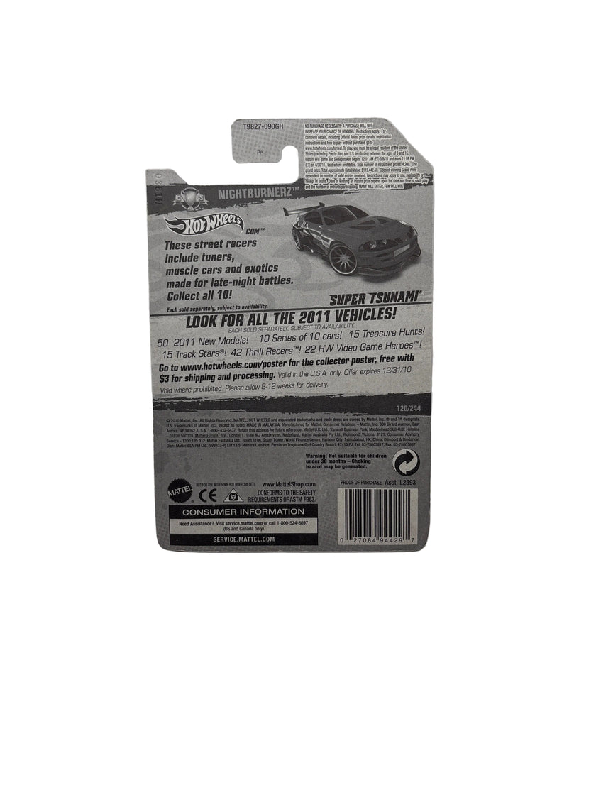 Hot Wheels Tsunami Diecast blue