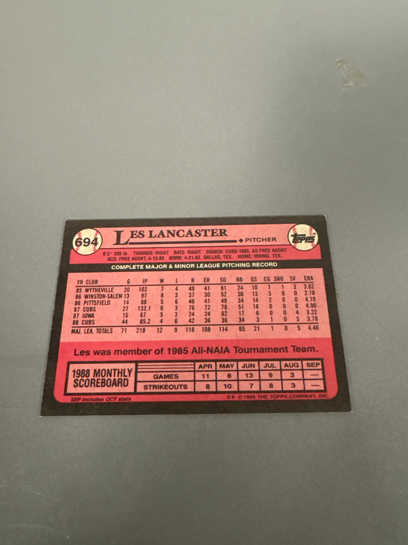 Topps Les Lancaster