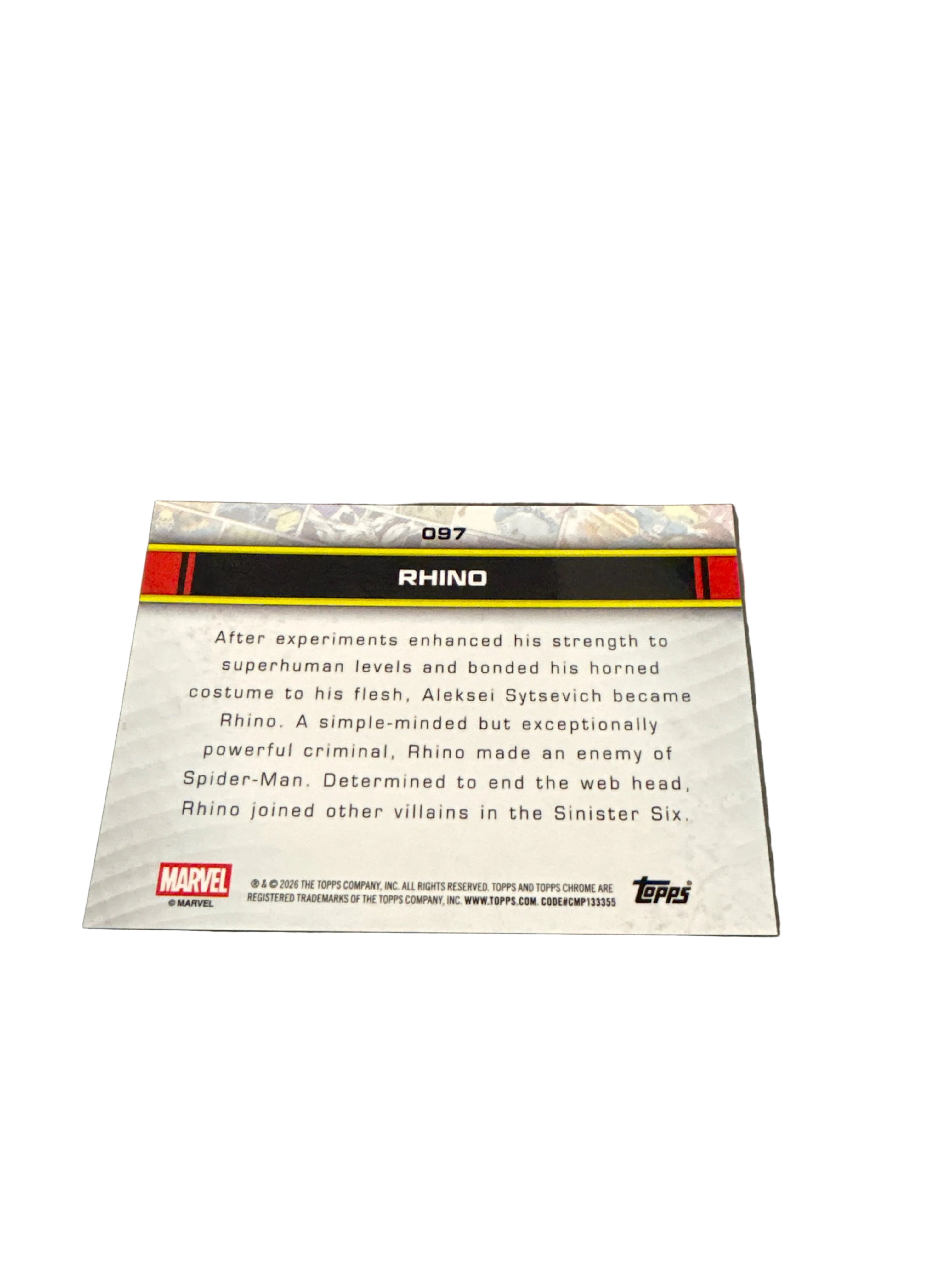 Topps Rhino
