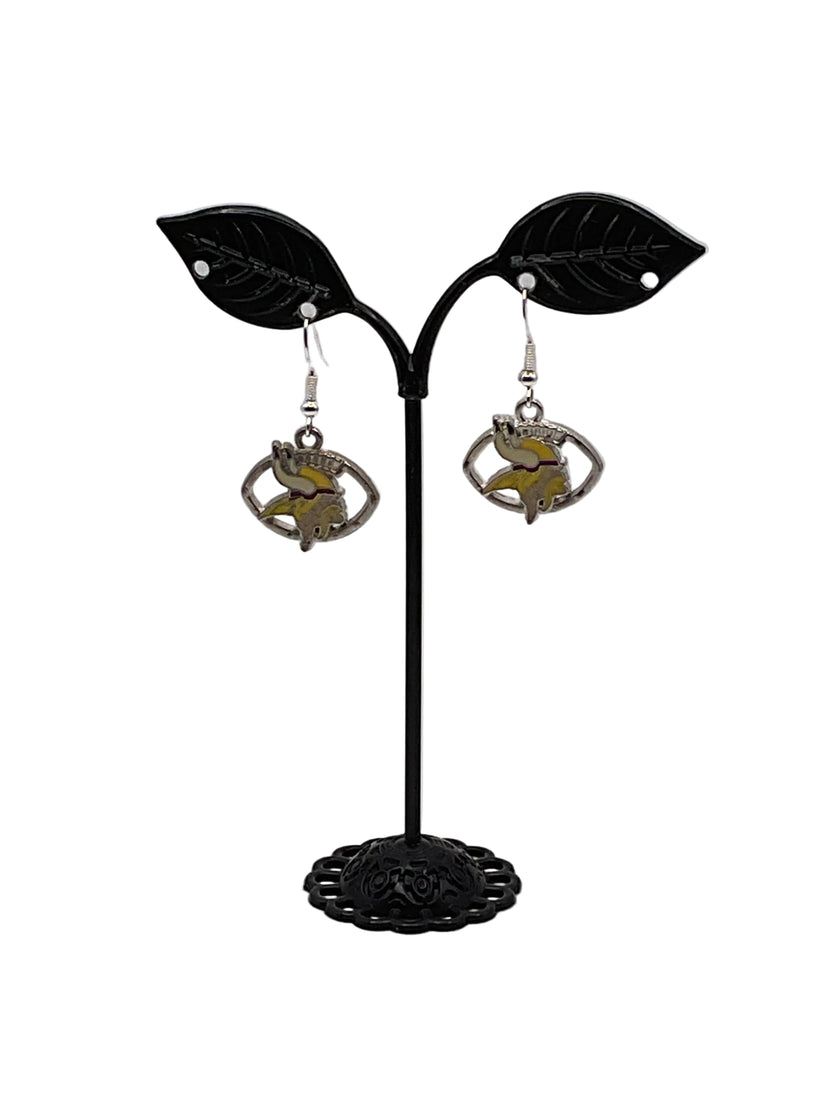 Football Shaped Football Earrings