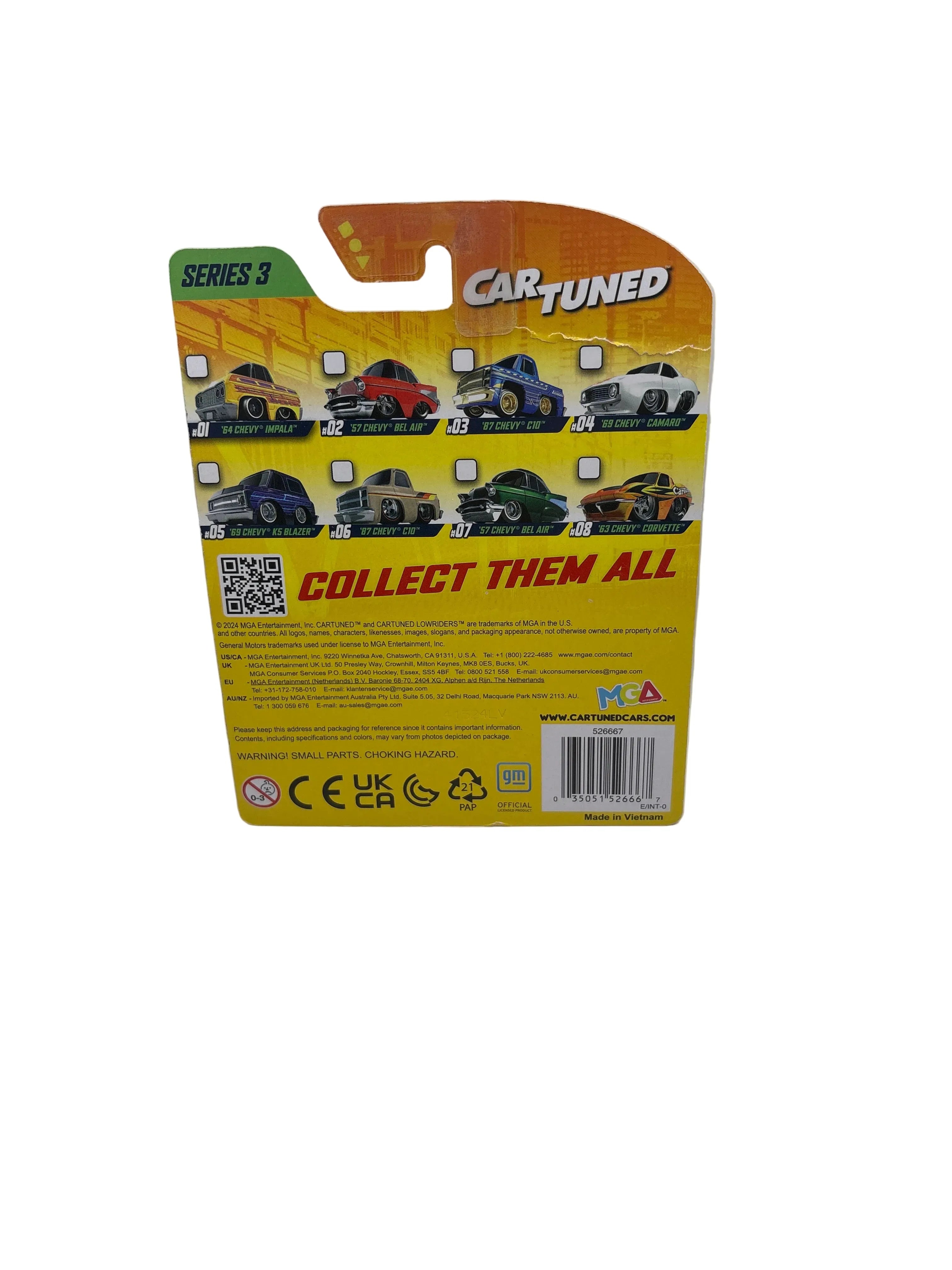 Car Tuned 64 Chevy Impala Diecast yellow