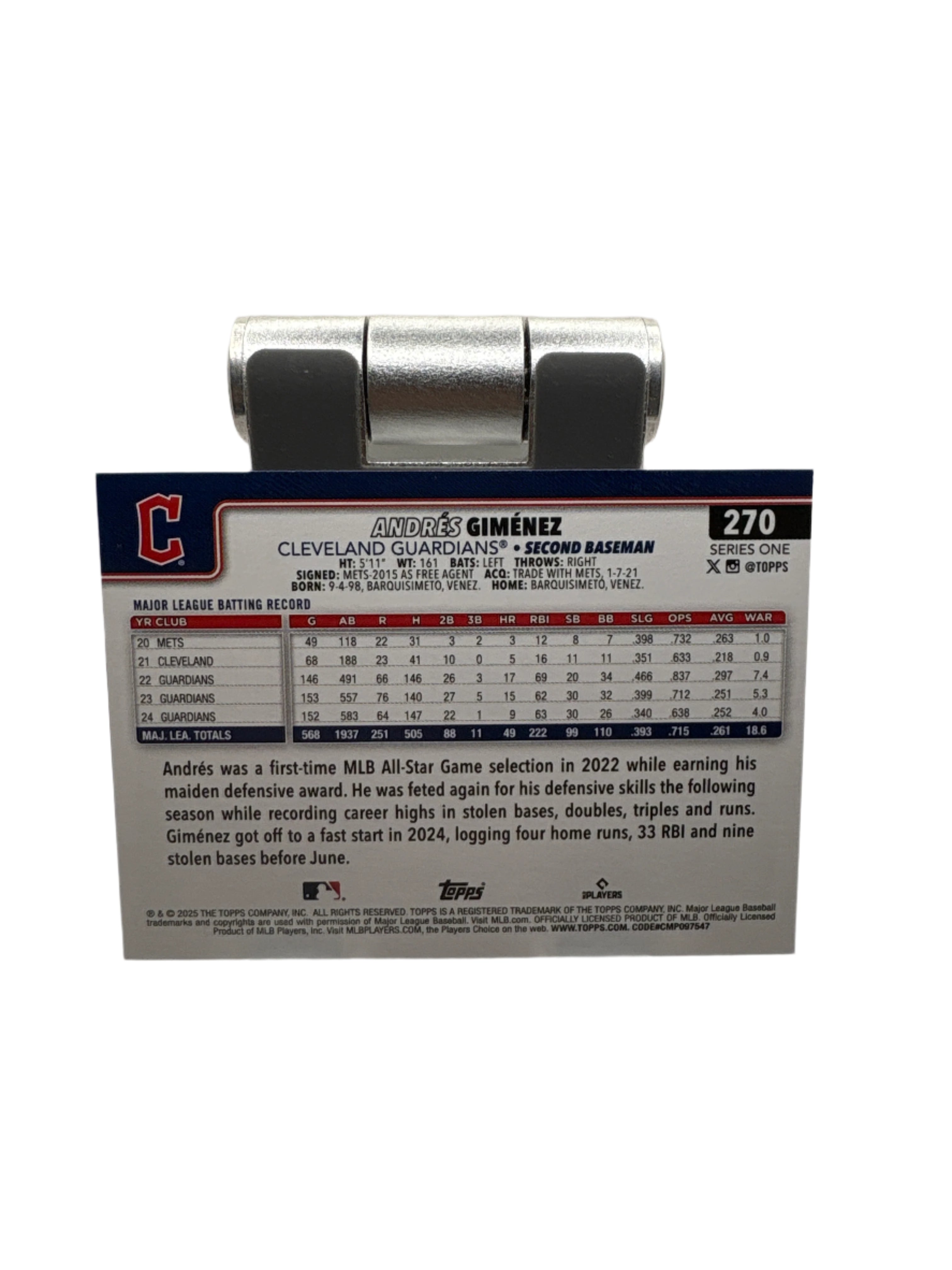 Topps Andres Gimenez
