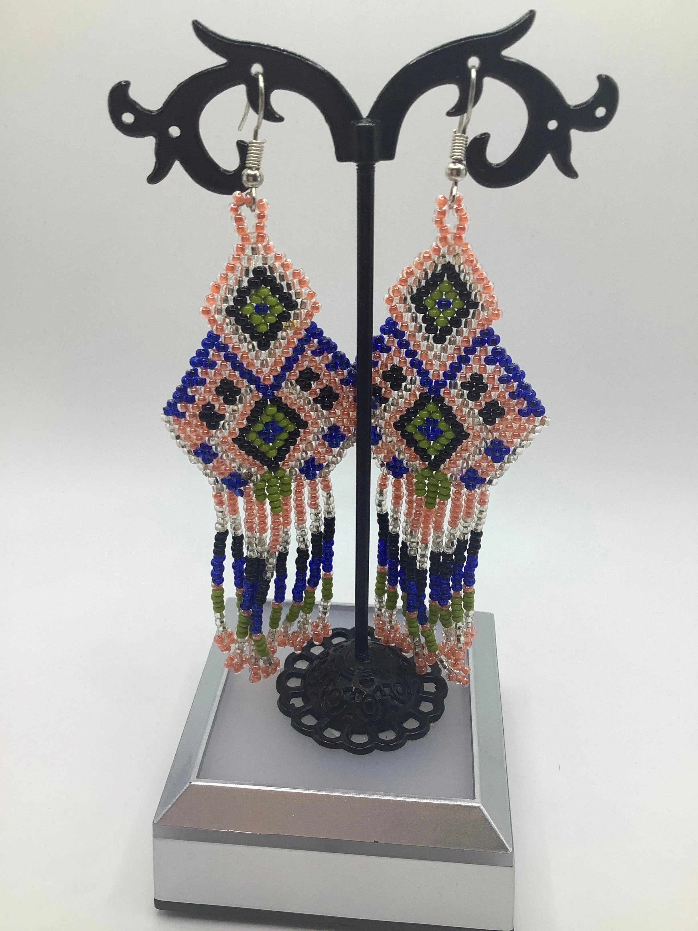 Peruvian Beaded Earrings