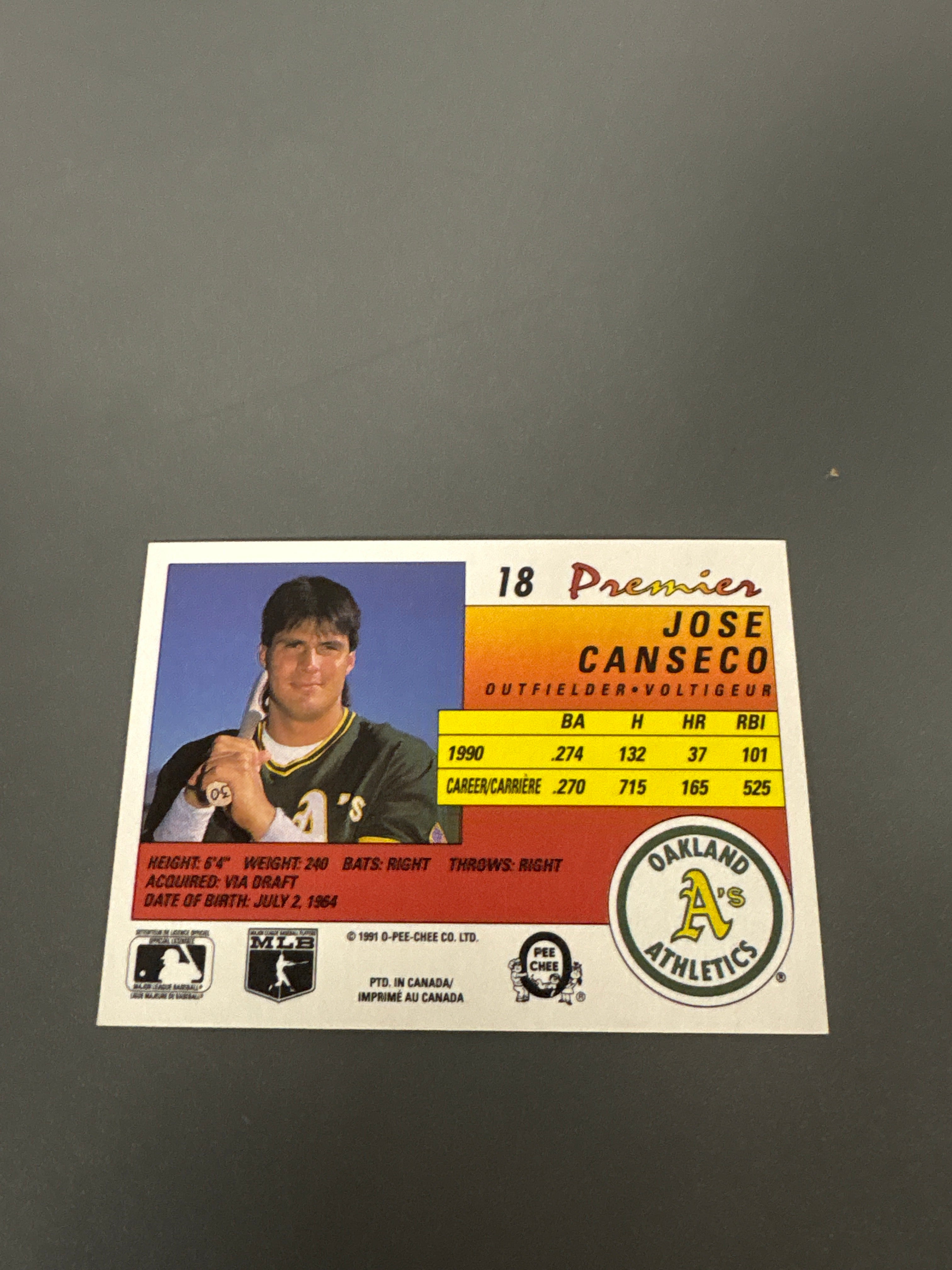 Premier Jose Canseco