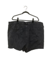 Black Jean Shorts