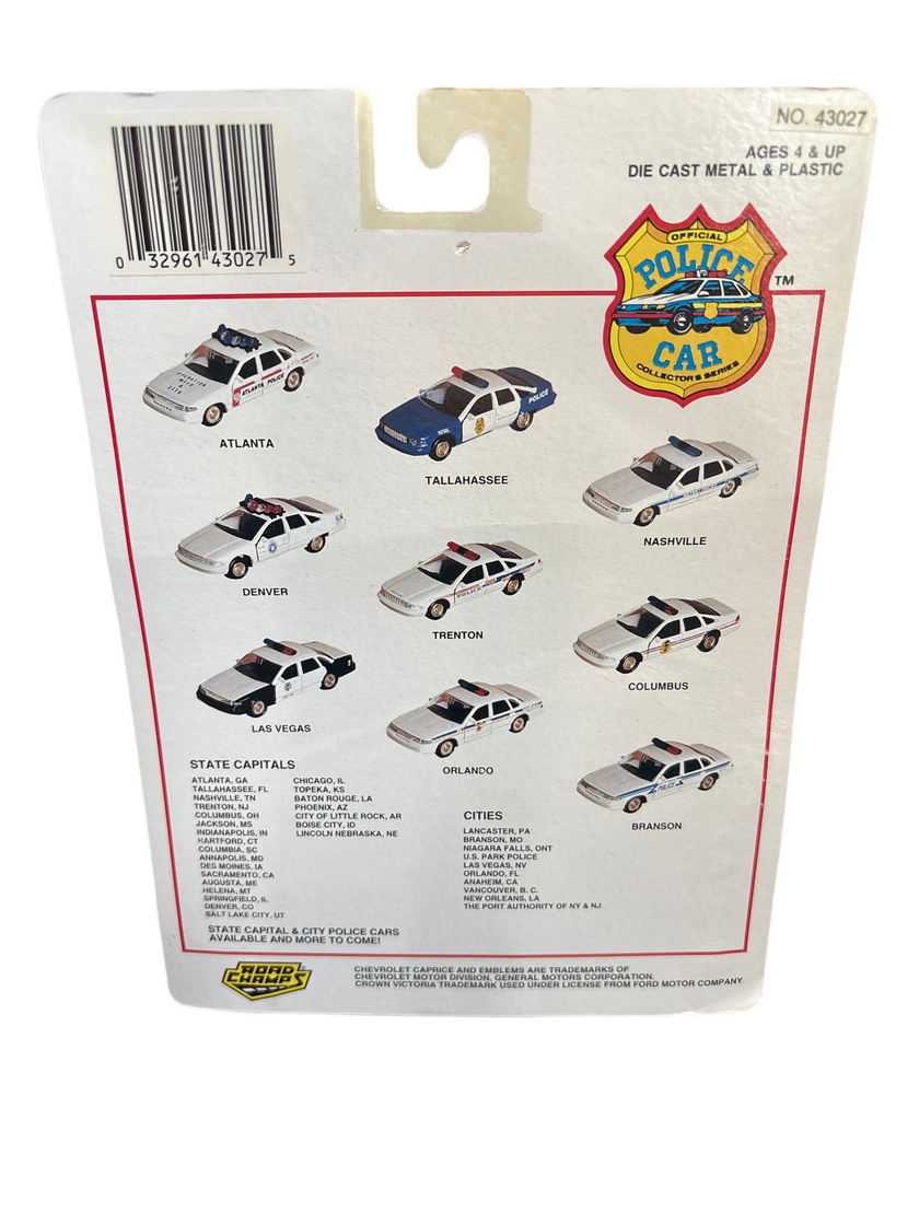 Road Champs Charleston Police Diecast