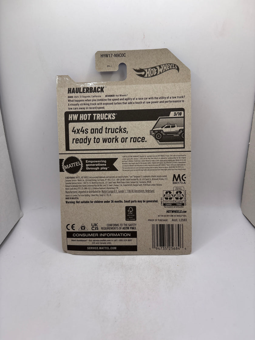Hot Wheels Haulerback Diecast