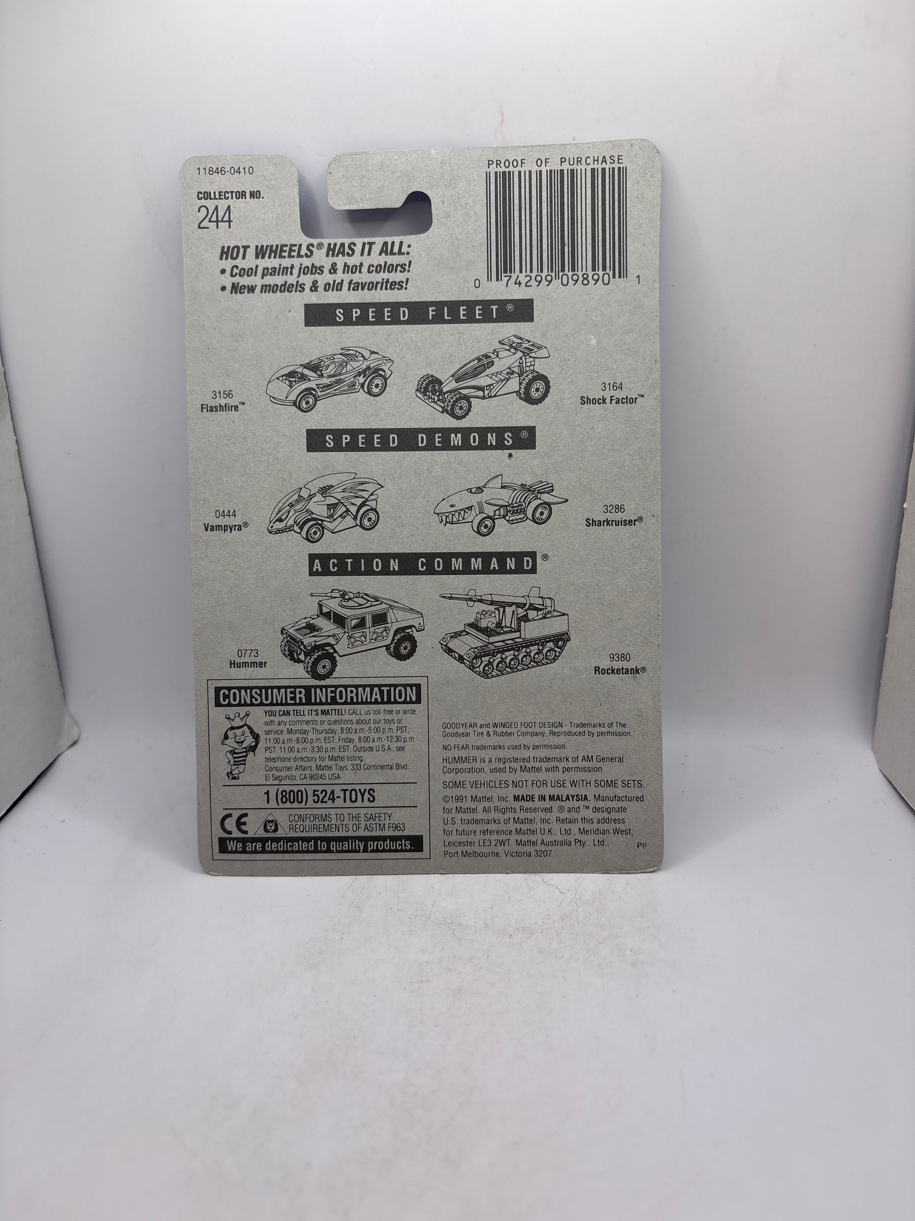 Hot Wheels No Fear Race Car Diecast