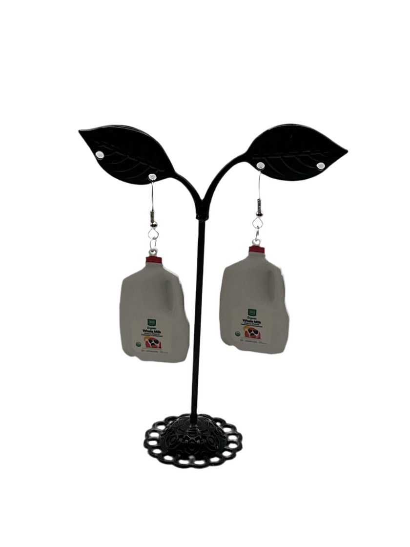 Milk earrings