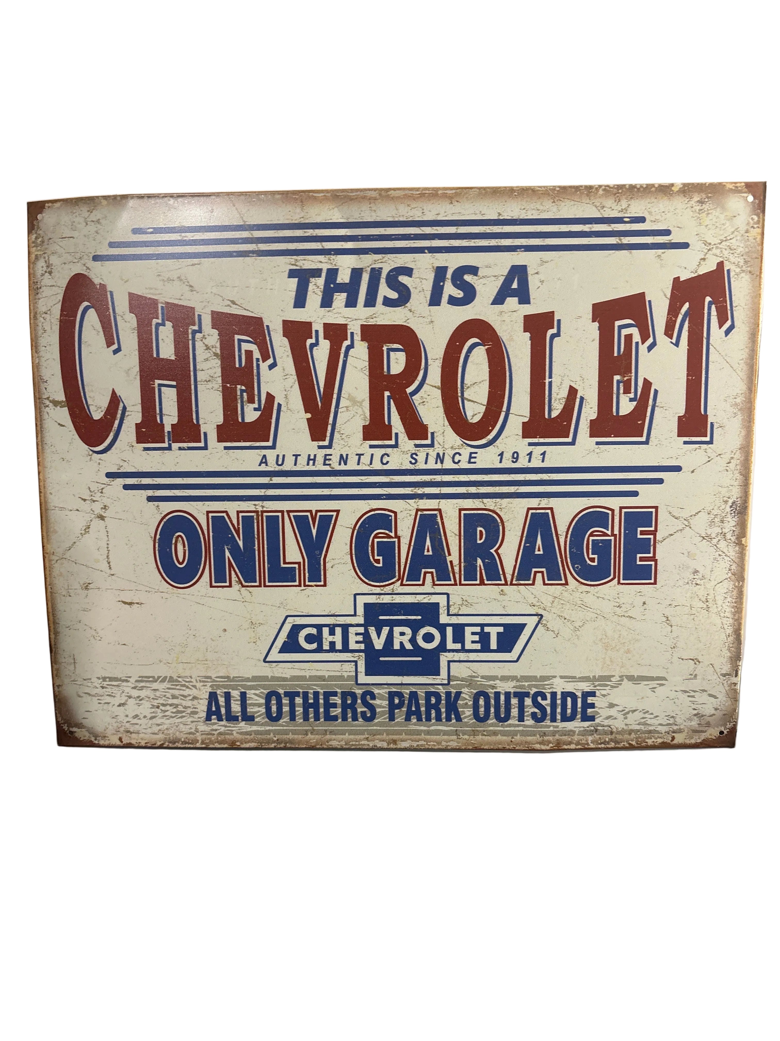Chevrolet Garage Sign