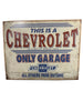 Chevrolet Garage Sign