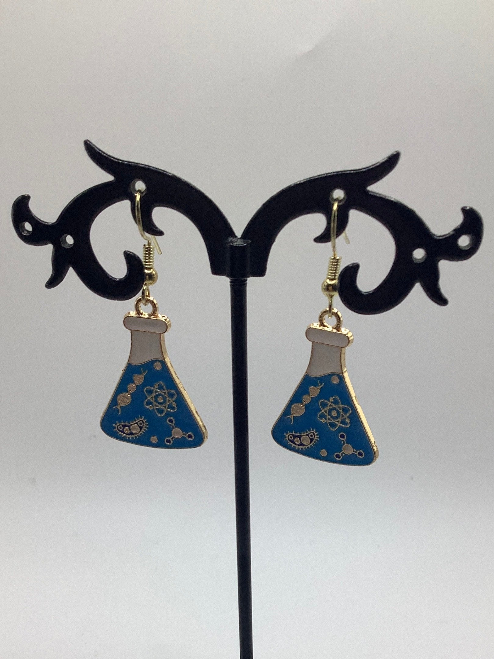 Science Beaker earrings