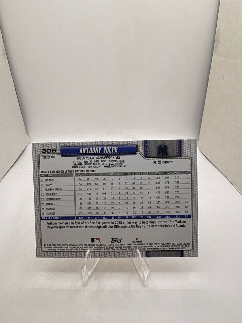 Topps Anthony Volpe
