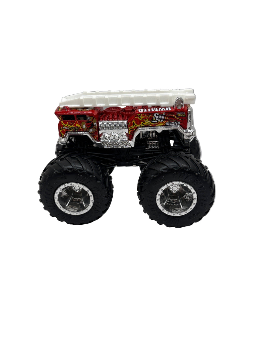 Hot Wheels 5 Alarm Monster Truck Diecast red